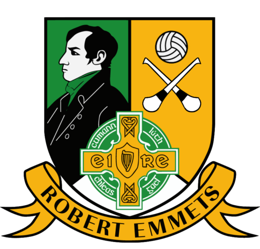 🟢🟡 Robert Emmets Unveils New Club Crest – Marking the Return of Hurling 🟢🟡